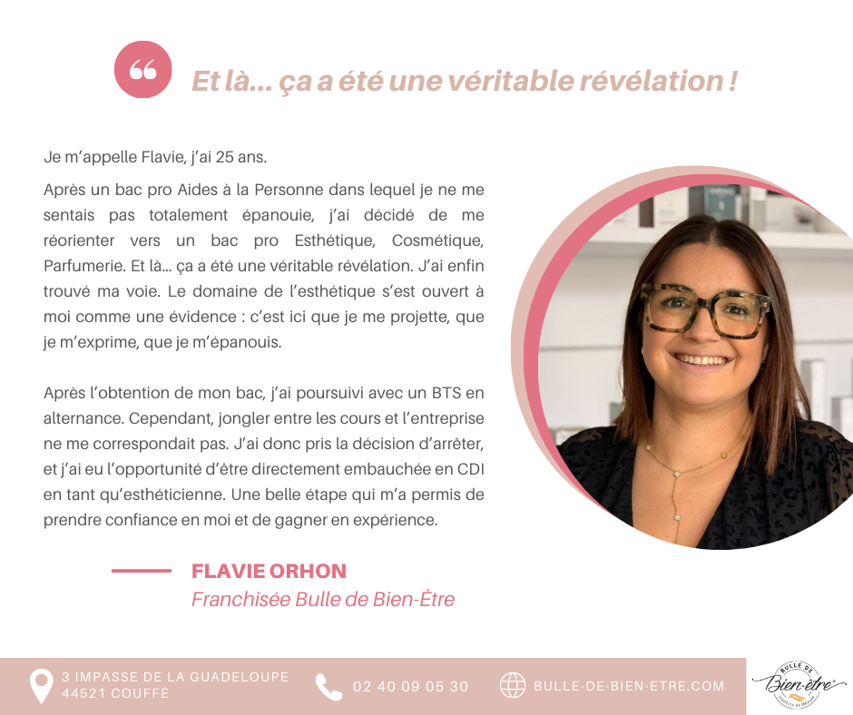 Flavie • Franchisée Bulle de Bien-être depuis novembre 2025